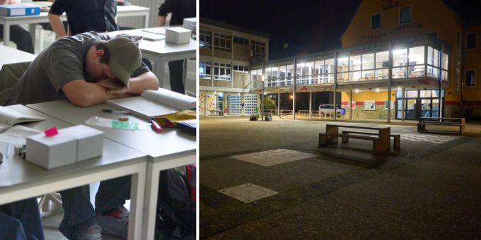 Um müde Schüler zu vermeiden, ist die erste Schulstunde in Gossau SG ab Sommer freiwillig. (Symbolbild) Schulstart