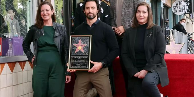 Milo Ventimiglia hat sich auf dem «Walk of Fame» verewigt. Milo Ventimiglia hat sich auf dem «Walk of Fame» verewigt.