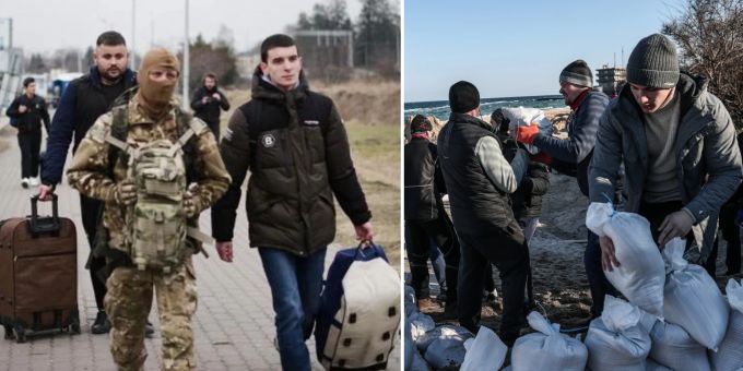 Verlassen das Land - Freiwillige erhalten im Ukraine-Krieg keine Waffe