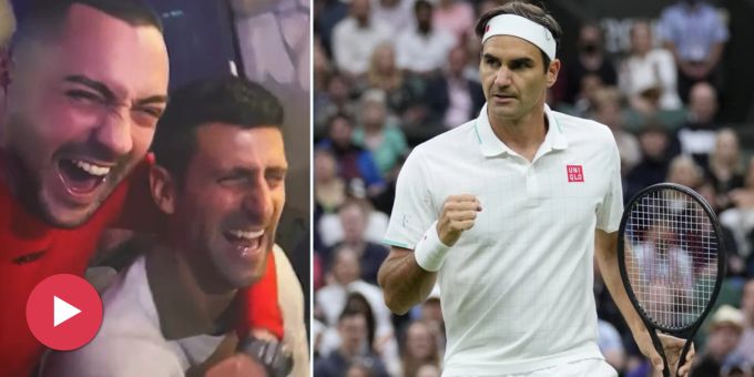 «Kleiner Schweizer» - Djokovic lacht sich über Federer-Witz kaputt