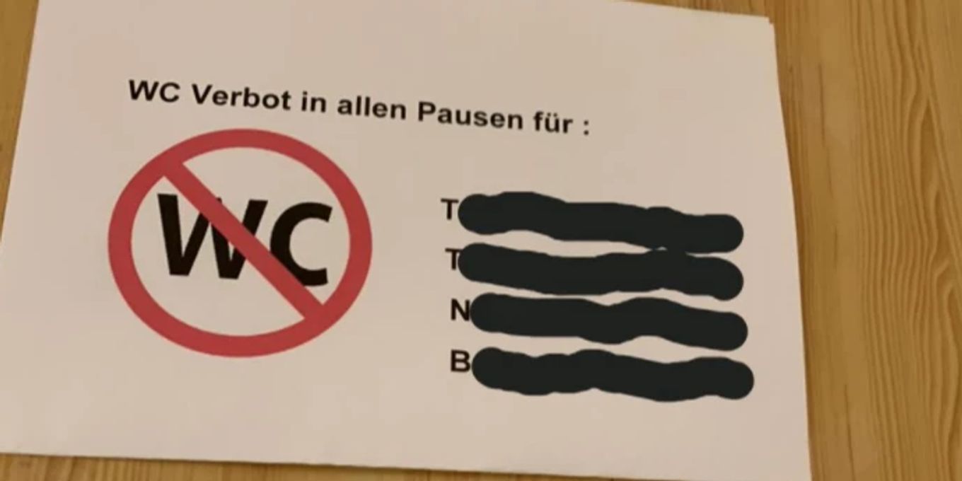 Lehrer Verbietet Schülerin Aufs Klo Zu Gehen Ösi-Schule verbietet vier Schülern den Gang aufs WC | Nau.ch