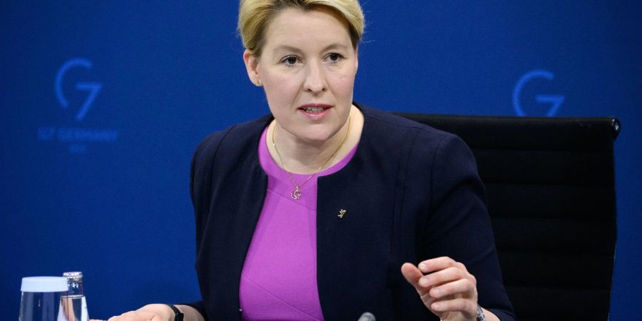 «Sie haben ein Recht auf Aufenthalt und Arbeit.» Franziska Giffey.