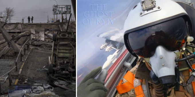 Der «Geist von Kiew» soll im Ukraine-Krieg über 40 Russen-Jets abgeschossen haben. geist von kiew