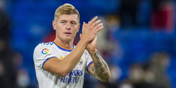 Toni Kroos im Dress von Real Madrid. Toni Kroos