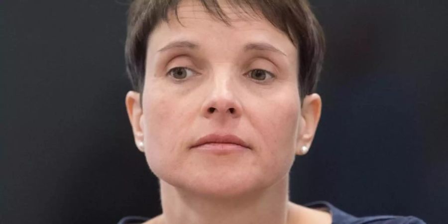 Frauke Petry, frühere Bundesvorsitzende der AfD, ist wegen fahrlässigen Falscheids verurteilt worden. Foto: Sebastian Kahnert