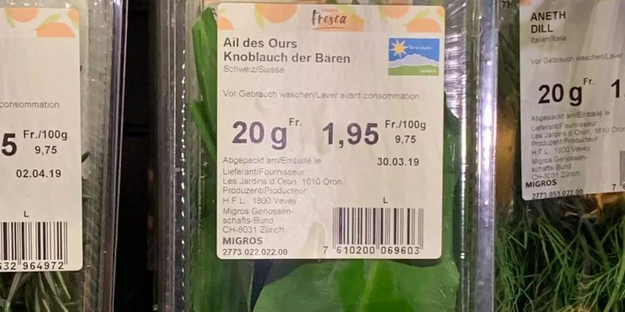 Knoblauch der Bären Migros