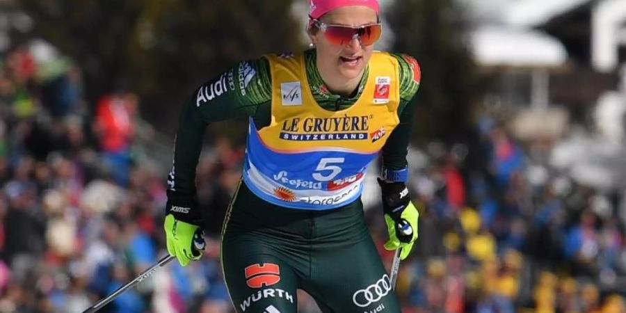 Laura Gimmler kam im Langlauf-Sprint in Drammen in die Top Ten. Foto: Hendrik Schmidt