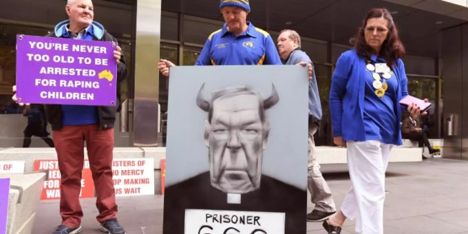 Protest gegen Pell Protest gegen Pell