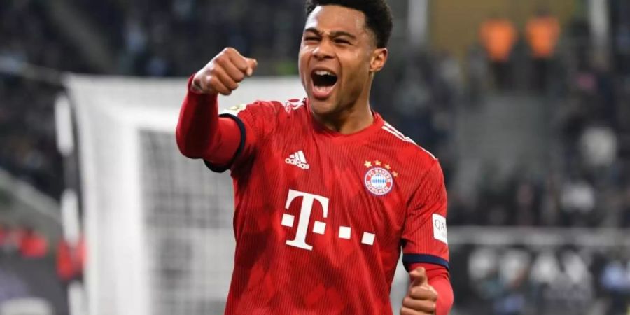 Der FC Bayern München stattete Serge Gnabry mit einem Vertrag bis 2023 aus. Foto: Ina Fassbender