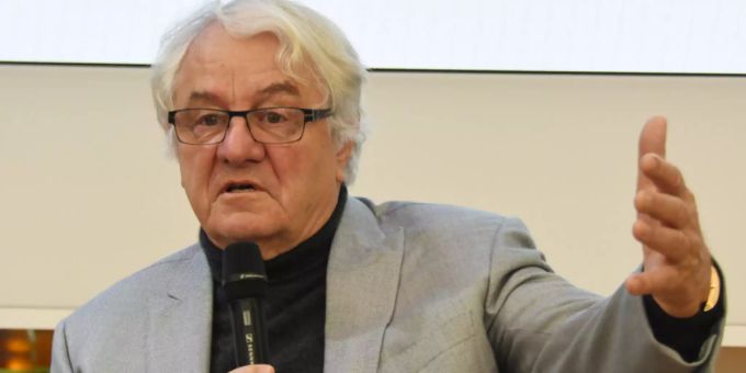 Hasso Plattner im Jahr 2017. Er ist der Stifter des Hasso-Plattner-Instituts. Hasso-Plattner-Institut