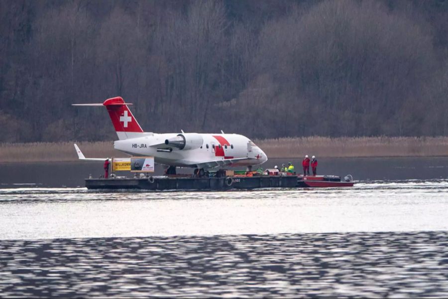 Der Jet wird künftig im Verkehrshaus in Luzern zu bewundern sein.