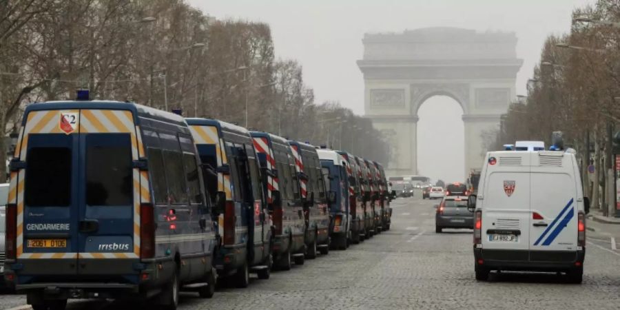 «Gelbwesten»-Proteste auf Champs-Elysées am Samstag erneut verboten