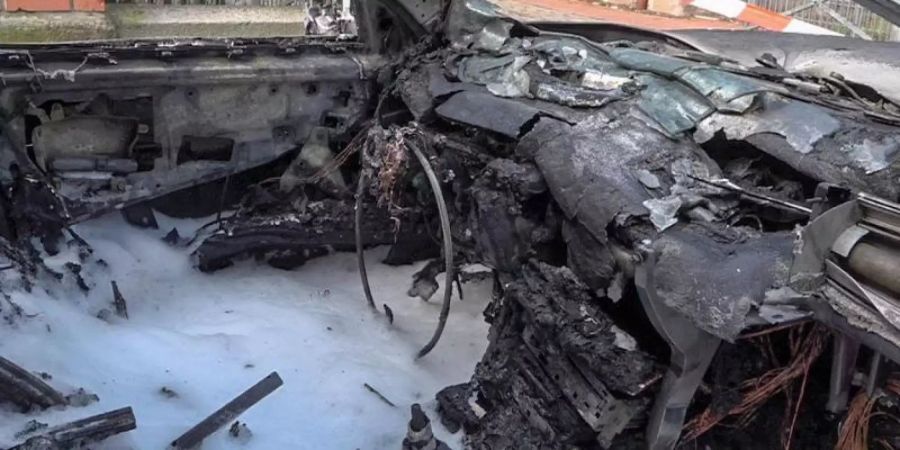Der Neunjährige reagierte geistesgegenwärtig, als er sah, dass das Auto Feuer gefangen hatte. Foto: Friedrich