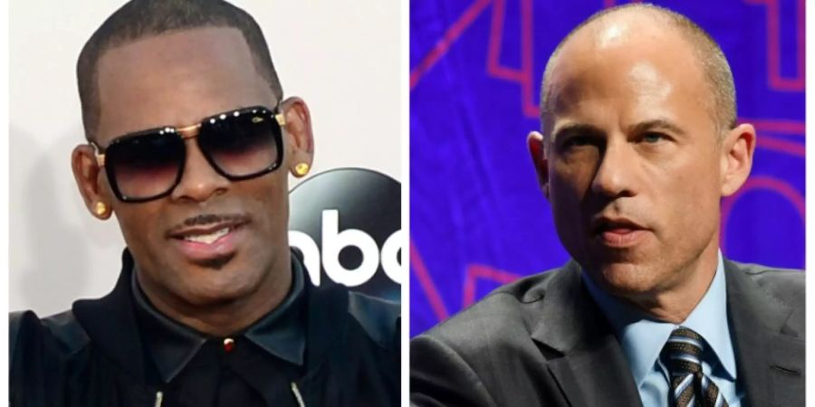 R. Kelly (l.) und Michael Avenatti