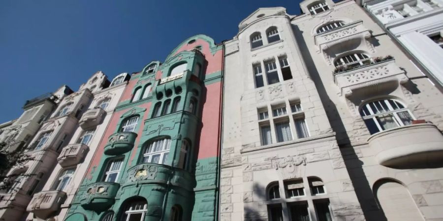 Fassaden von Wohnhäusern in Köln