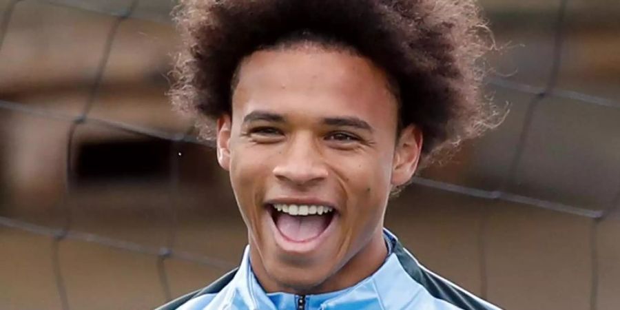 Leroy Sane trifft mit Manchester City in der Champions League auf den FC Schalke 04. Foto: Martin Rickett/PA/AP