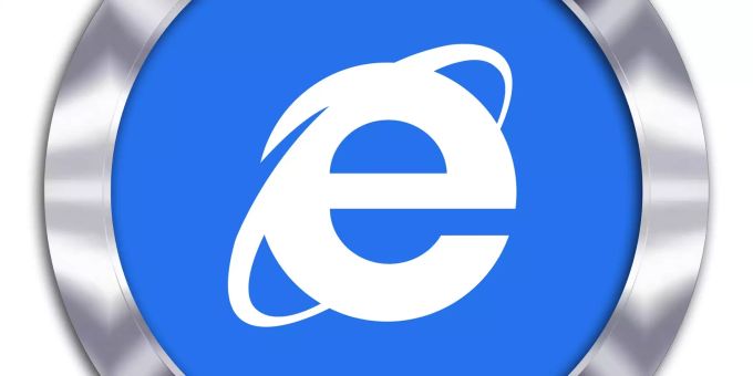 Das Logo des Internet Explorer. Internet Explorer