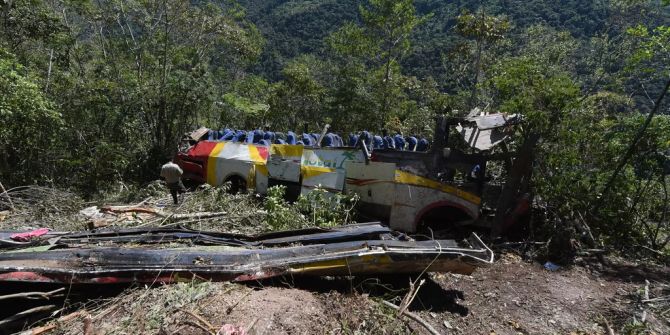 Busunfall Bolivien