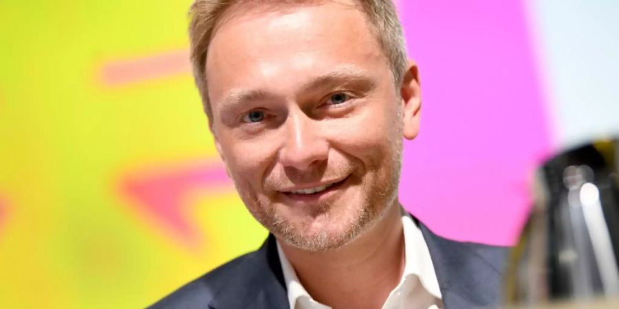 FDP-Chef Lindner auf dem Parteitag in Berlin