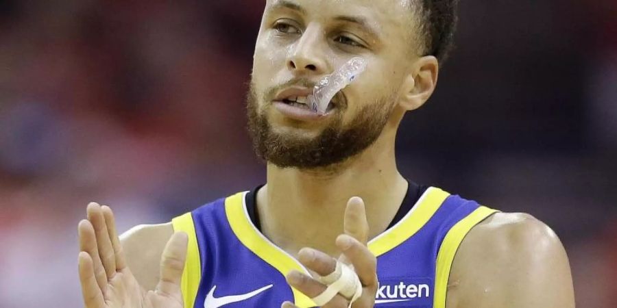 Stephen Curry war erneut der überragende Spieler der Golden State Warriors. Foto: Eric Christian Smith/AP