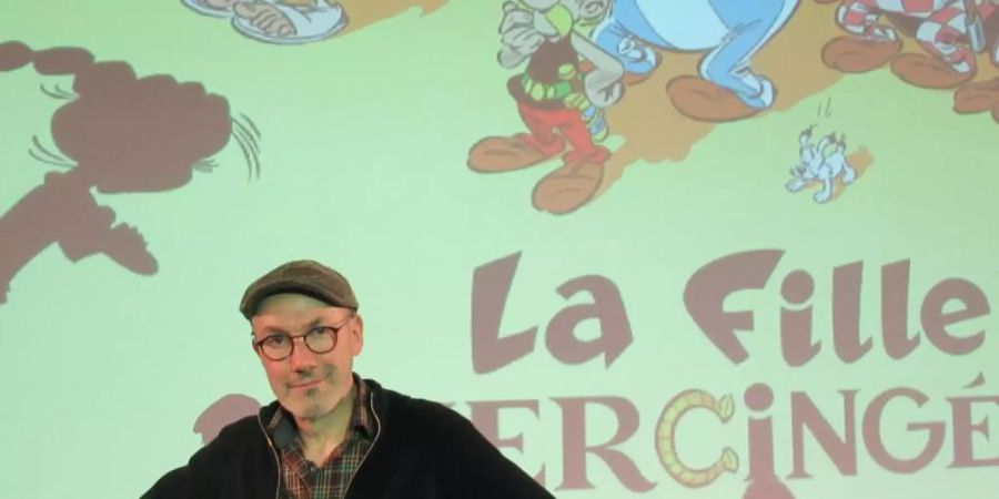 Jean-Yves Ferri stellt den neuen Asterix-Band vor. Foto: Sabine Glaubitz