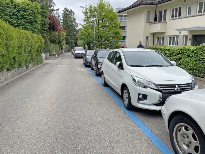 Unfallort Dianastrasse in St. Gallen Unfallort Dianastrasse