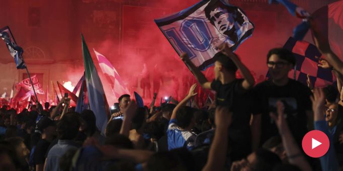 Im Video - So wild feiert Napoli ersten Meistertitel seit Maradona