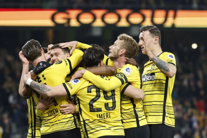 Jubeln die YB-Spieler am Dienstag bereits über den Meistertitel? yb