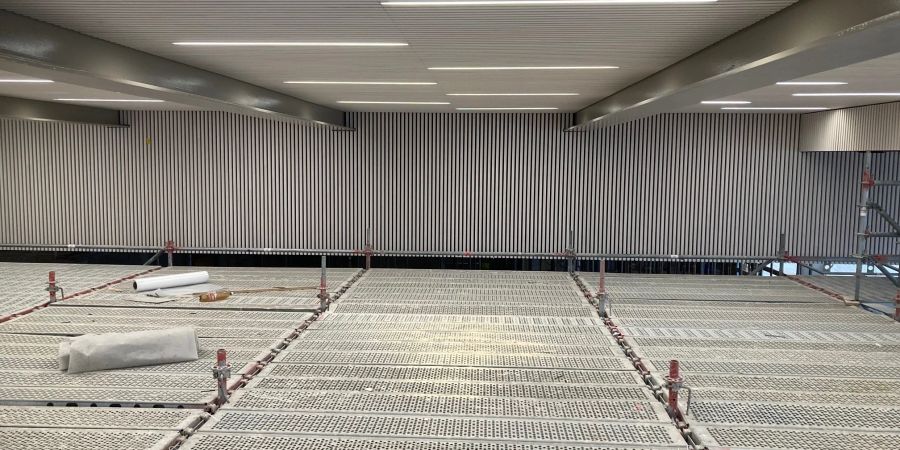 Decke in einem Hallenbad