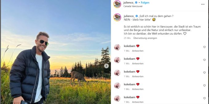 Julian Claßen hat auf Youtube seine Videos mit Bibi gelöscht. Auf Instagram ist er weiterhin aktiv. youtube julian claßen