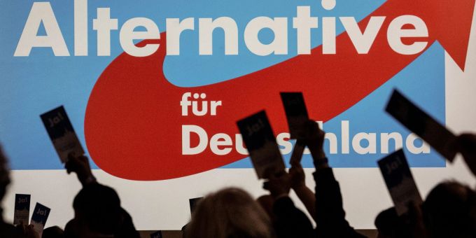 Die AfD erlebt derzeit einen Umfrage-Höhenflug. afd