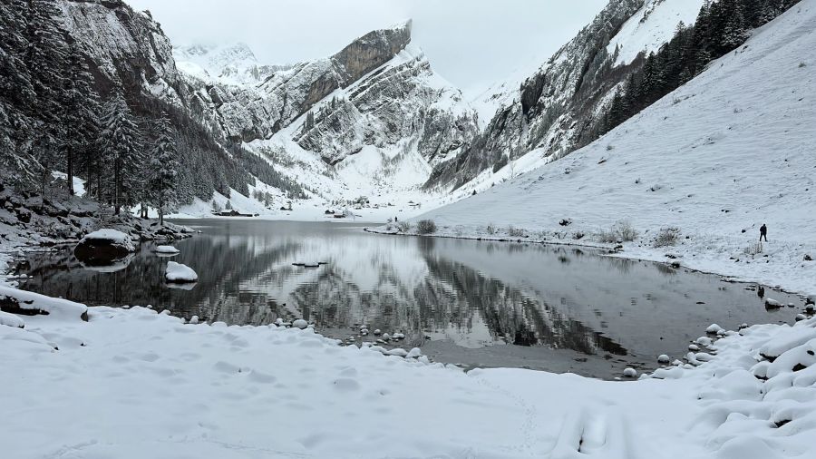 Der Seealpsee im Kanton Appenzell Innerhoden hat wieder Wasser.