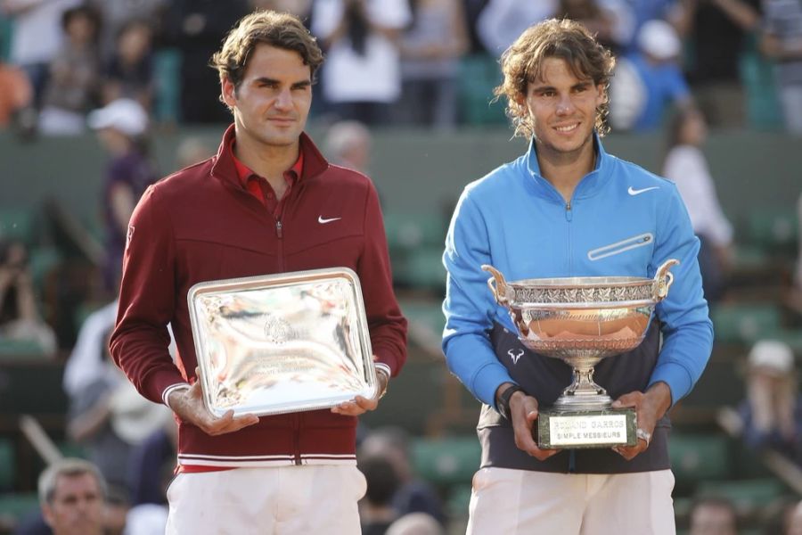 An den French Open musste sich der Schweizer im Final viermal von Nadal bezwingen lassen.