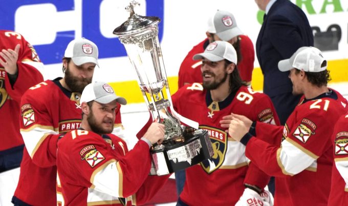 Die Florida Panthers halten nichts vom Pokal-Fluch in der NHL. NHL