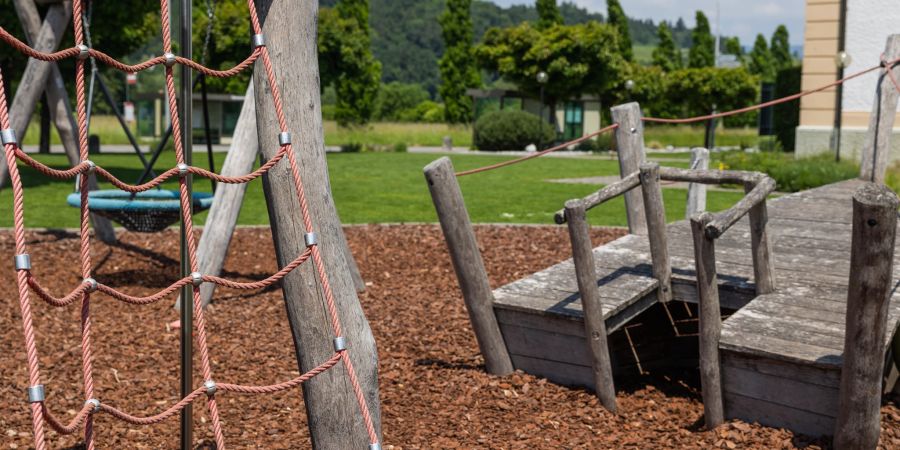 Spielplatz in der Gemeinde Worben BE.