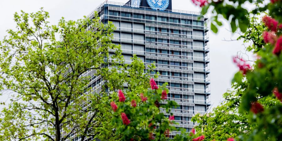 Blick auf den «Langen Eugen» in Bonn, wo die Vereinten Nationen ihren Sitz haben.