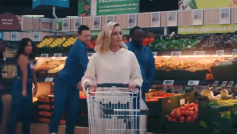 Helene Fischer im Werbevideo von Lidl.