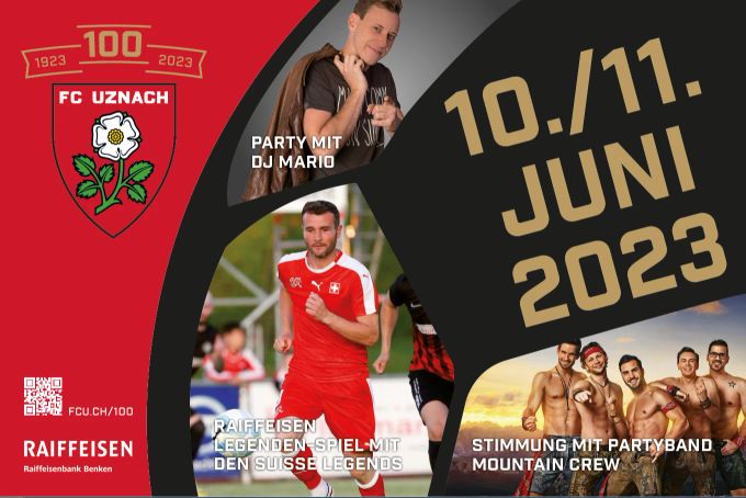 Der FC Uznach feiert sein 100-jähriges Bestehen. FC Uznach