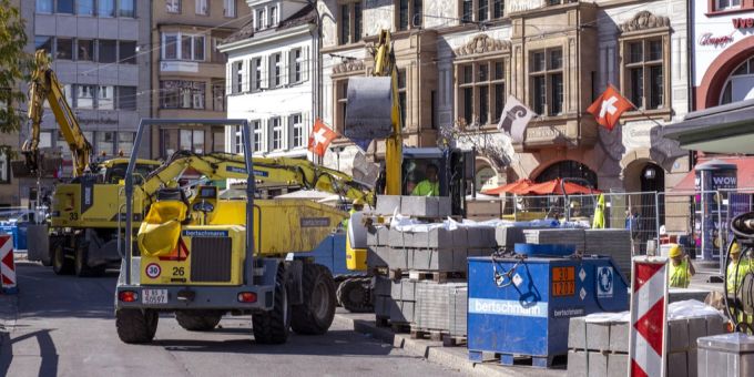 In Basel könnten bald die Hälfte aller Strassen aufgerissen werden. basel