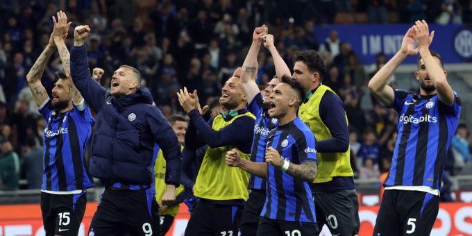Inter Mailand hat Grund zum Feiern: Das Team steht im Finale des italienischen Pokals. Inter Mailand