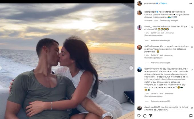Cristiano Ronaldo und seiner Georgina Rodriguez sind seit sieben Jahren ein Paar. Cristiano Ronaldo