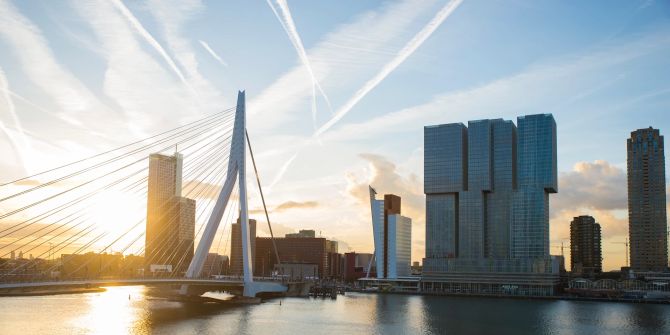 Rotterdam Erasmusbrücke Wahrzeichen