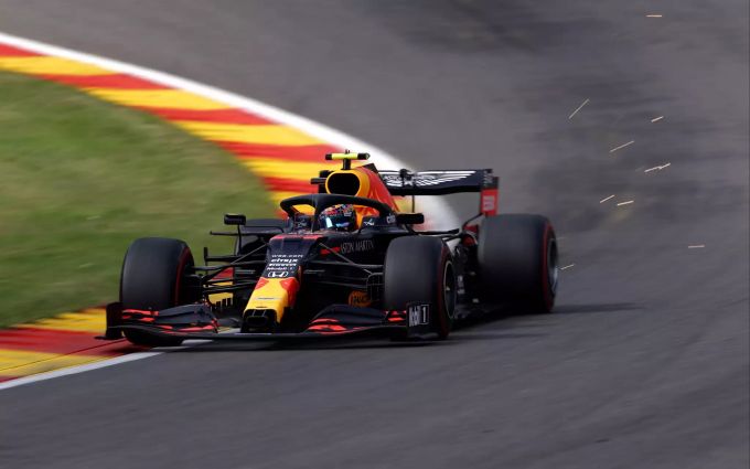 Alex Albon (Red Bull) beim Belgien-GP der Formel 1. Alexander Albon Red Bull