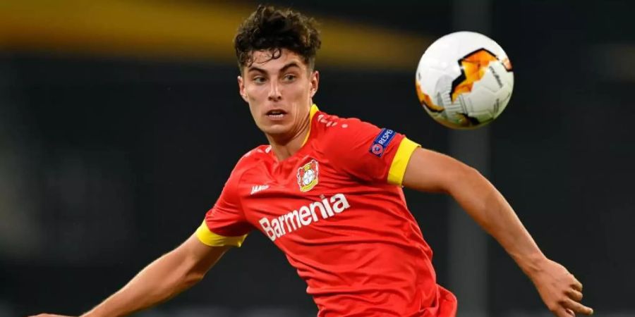 Könnte bald das Trikot des FC Chelsea tragen: Kai Havertz. Foto: Marius Becker/dpa