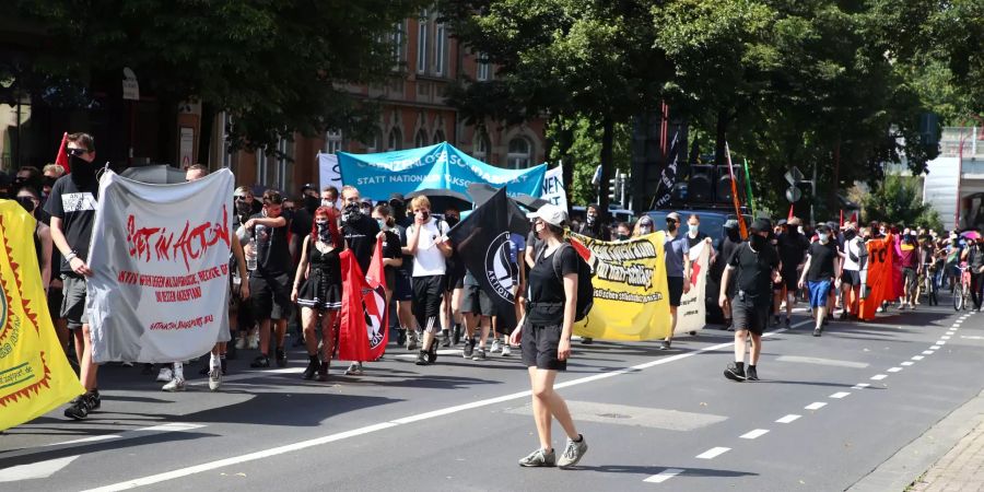 Demo Antifa in Erfurt