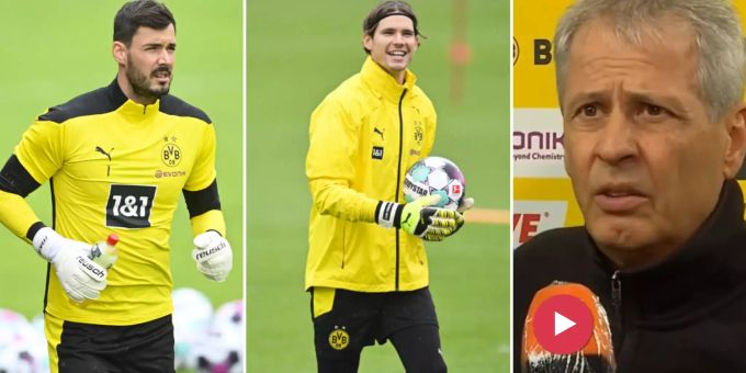 Nach Derby-Sieg - Trainer Favre heizt Torwart-Frage beim BVB weiter an
