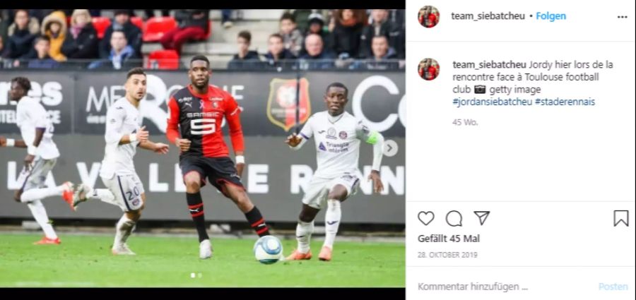 Jordan Siebatcheu gelang bei Stade Rennes der Durchbruch nicht wie gewünscht.