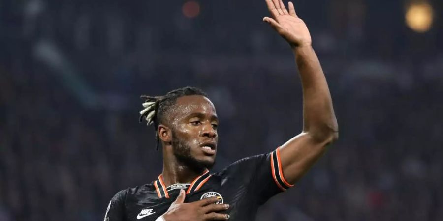 Wird vom FC Chelsea erneut verliehen: Michy Batshuayi. Foto: James Wilson/CSM via ZUMA Wire/dpa