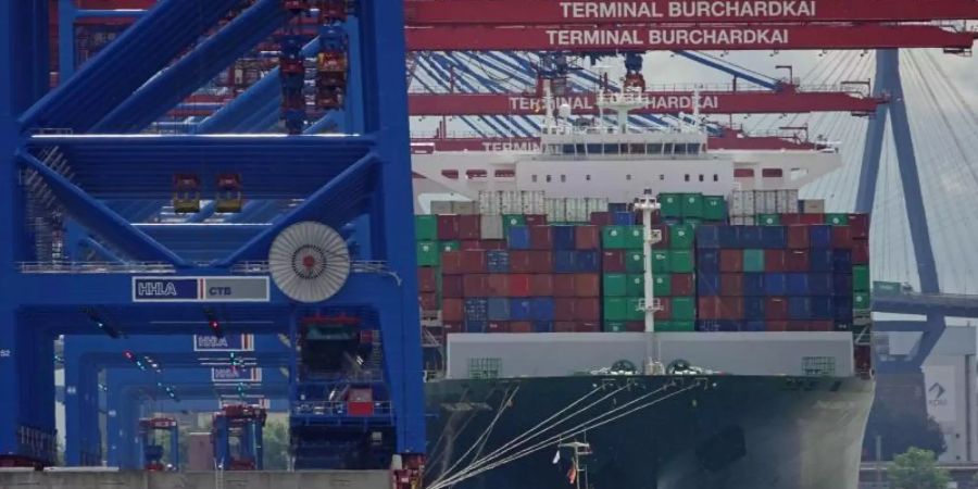 In einem deutsch-französischen Forschungsprojekt soll der Schadstoffausstoss von Schiffen untersucht werden - unter anderem im Hamburger Hafen. Foto: Jonas Klüter/dpa/Symbolbild