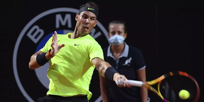 Rafael Nadal zeigt in Rom ein starkes Tennis-Comeback. Rafael Nadal